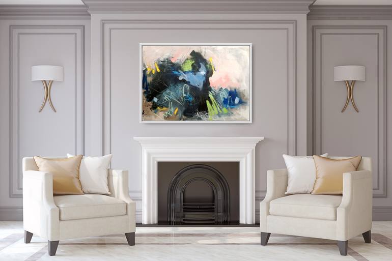 Original Abstract Expressionism Abstract Painting by Marija Constantinou