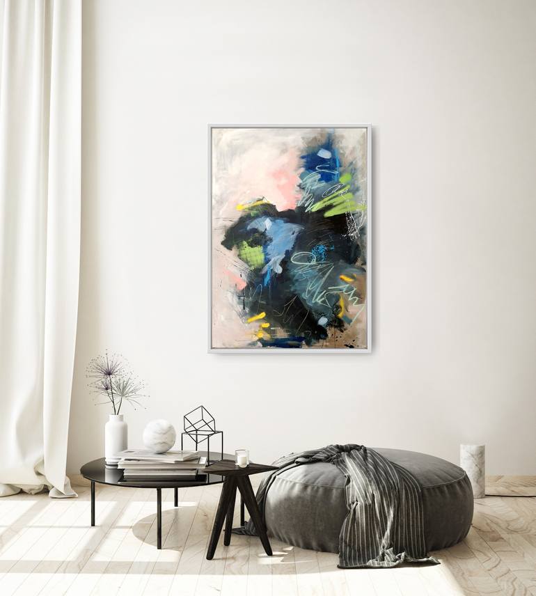 Original Abstract Expressionism Abstract Painting by Marija Constantinou