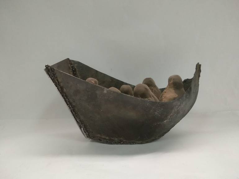Original Conceptual Politics Sculpture by Claudia Gallart
