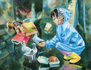 Print of Children Paintings by Elena Chynchenko
