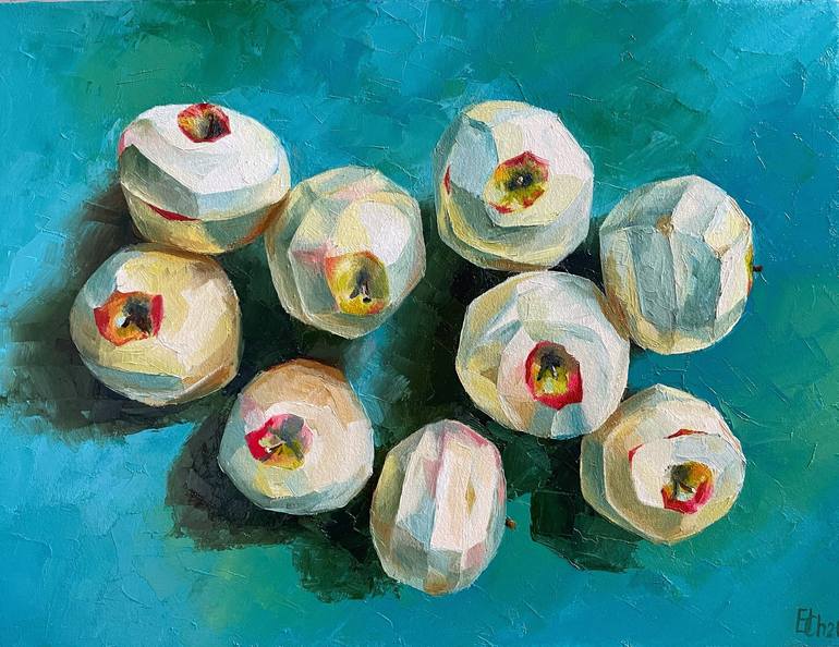 Apples for the apple pie Painting by Elena Chynchenko Saatchi Art