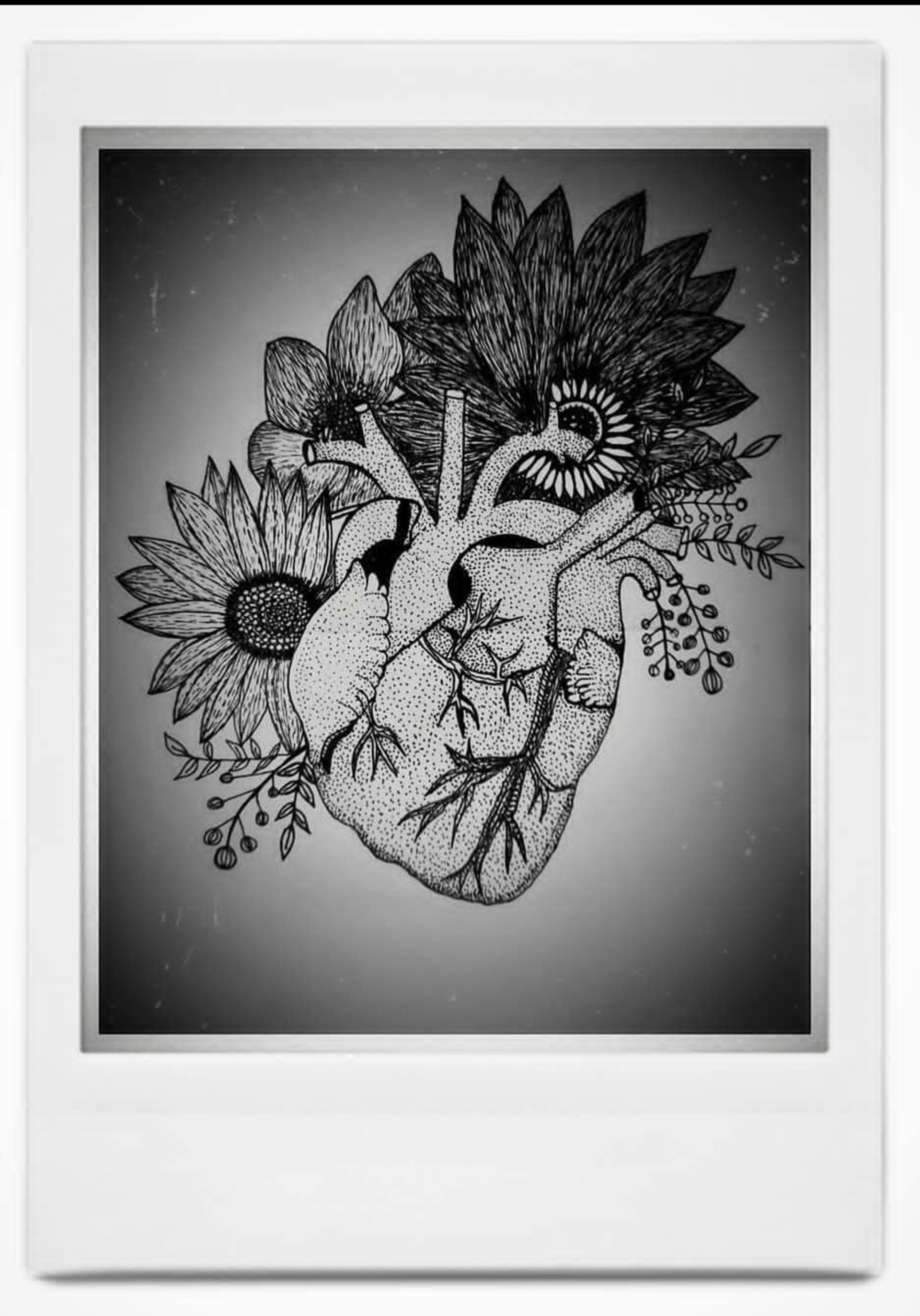 Nature's Heart Drawing by Manav Jain | Saatchi Art