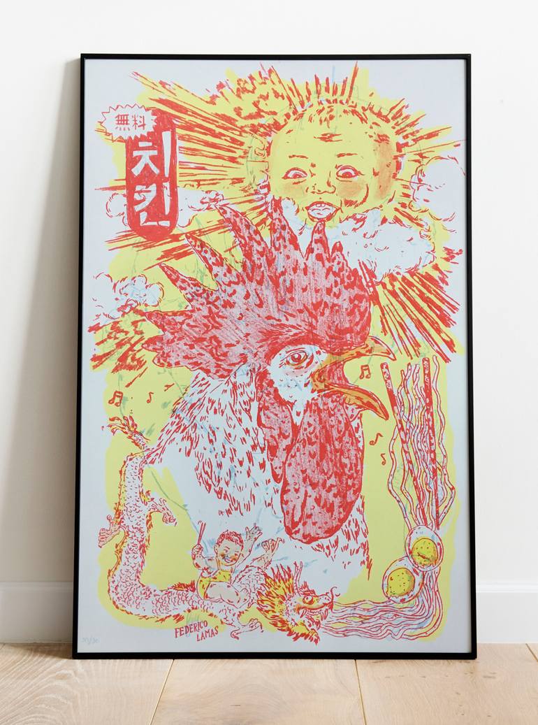 Original Conceptual Humor Printmaking by House Ofprints