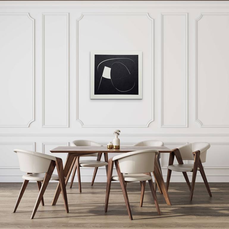 Original Abstract Expressionism Abstract Collage by Nikolajs Klimovs