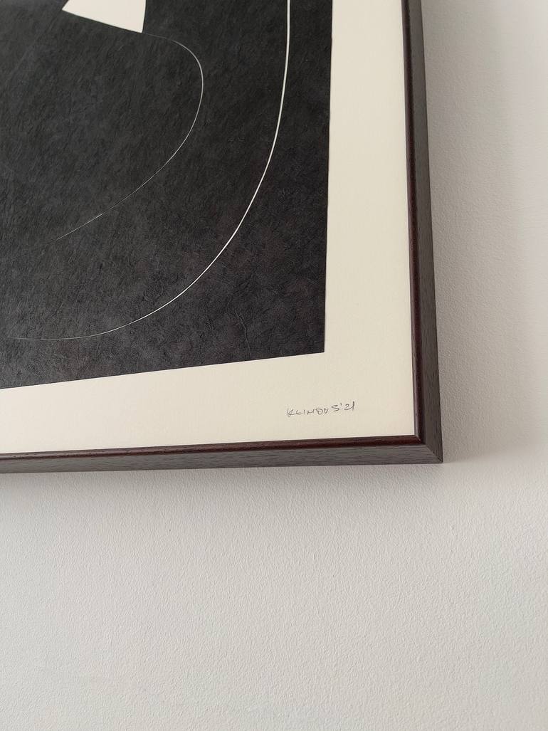 Original Abstract Expressionism Abstract Collage by Nikolajs Klimovs