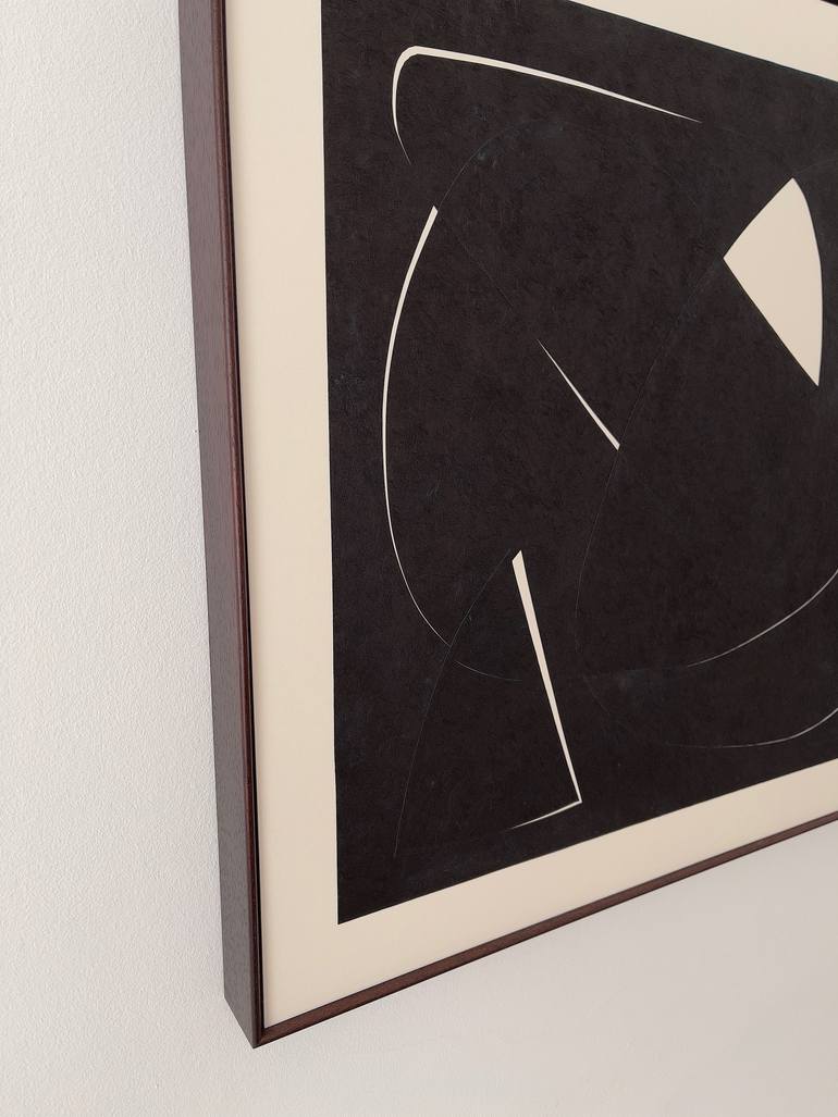 Original Abstract Expressionism Abstract Collage by Nikolajs Klimovs