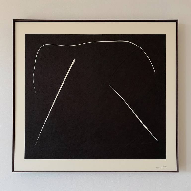 Original Abstract Expressionism Abstract Collage by Nikolajs Klimovs