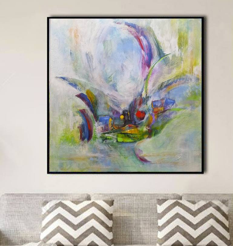 Original Abstract Expressionism Fantasy Painting by Jana Noldin