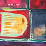 This is an expressive work.

Layers are introduced in stages and the direction of the painting is informed and influenced by each previous mark and colour. They are suggestive in possibilities and provide some insight into the sensation experienced while creating the works.