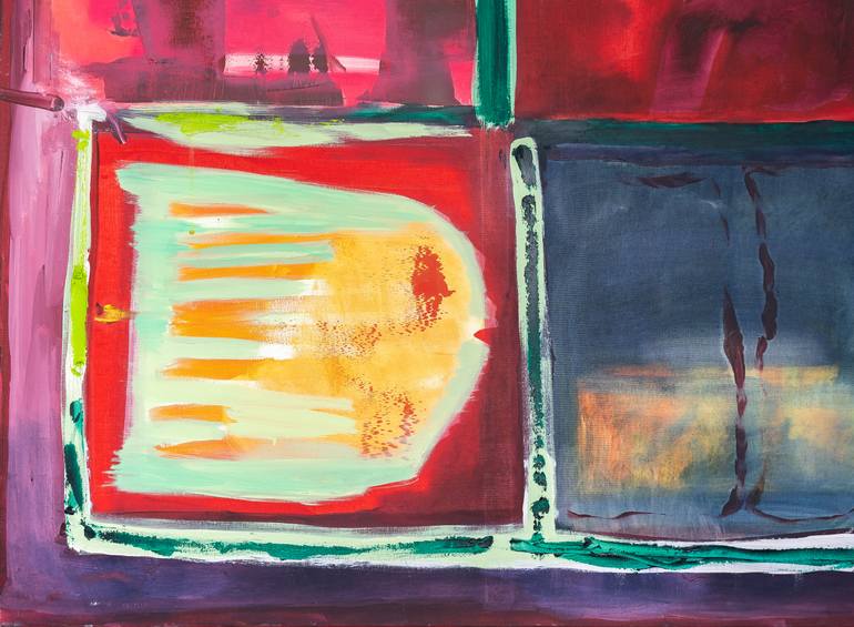Original Abstract Expressionism Abstract Painting by Svieta Butsan