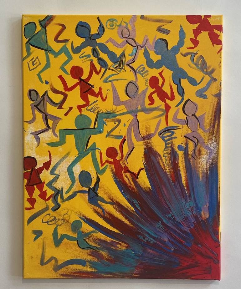 Dance Pop Out Painting by Shondra Harris Saatchi Art