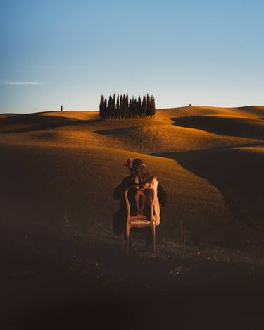 Cello player in Tuscany - Limited Edition of 1 thumb