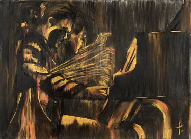 Print of Expressionism Music Paintings by Stephanie De Paula