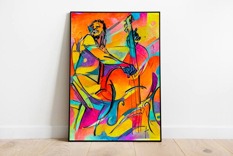 Original Expressionism Music Mixed Media by Stephanie De Paula