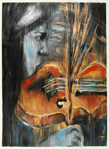 Print of Music Paintings by Stephanie De Paula