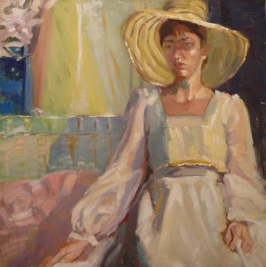 Original Impressionism Women Paintings by Irena Jablonski
