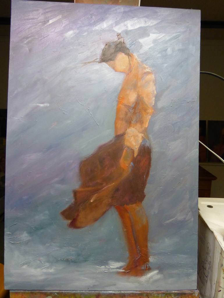 Original Figurative Women Painting by Irena Jablonski