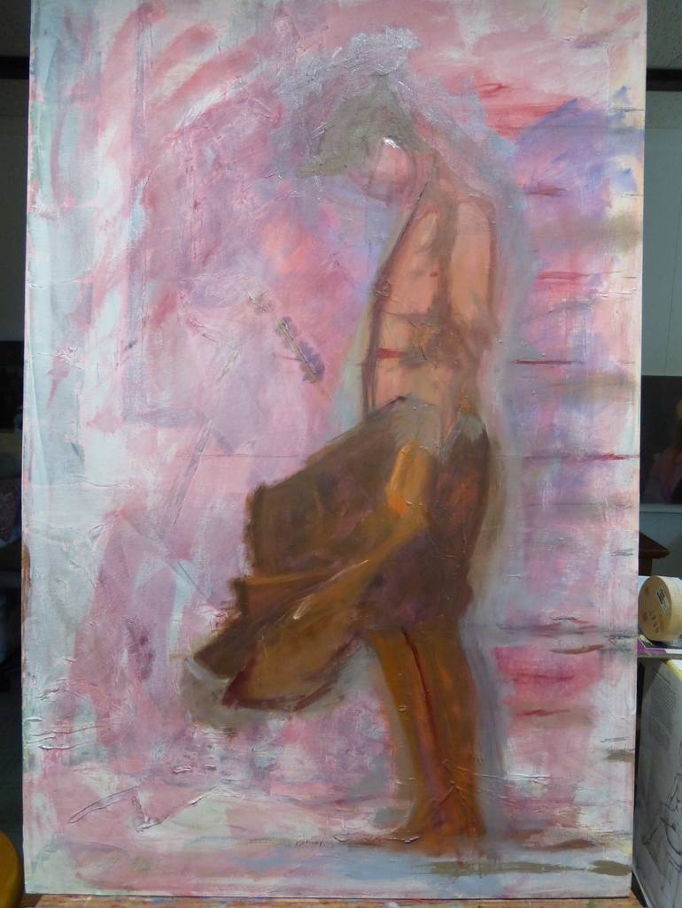 Original Figurative Women Painting by Irena Jablonski