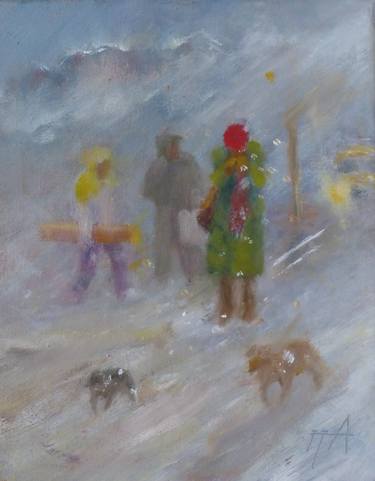 Print of Seasons Paintings by Irena Jablonski