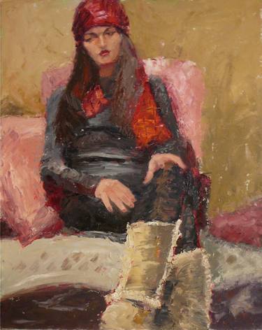 Original Figurative Women Paintings by Irena Jablonski