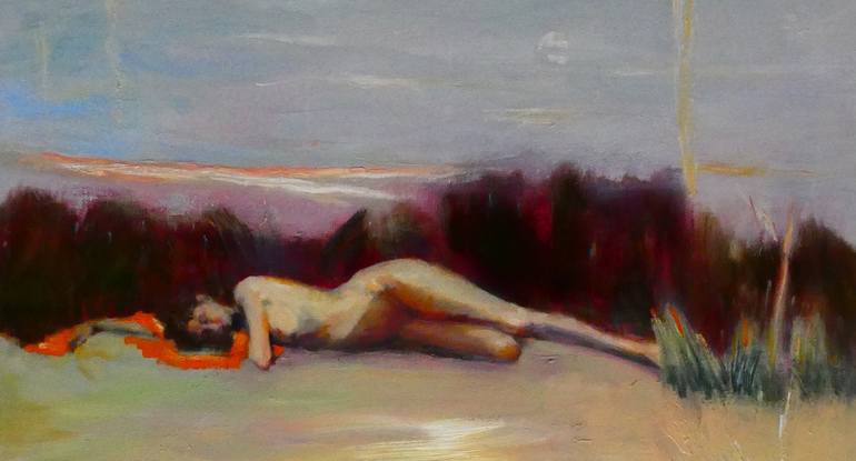 Original Nude Painting by Irena Jablonski