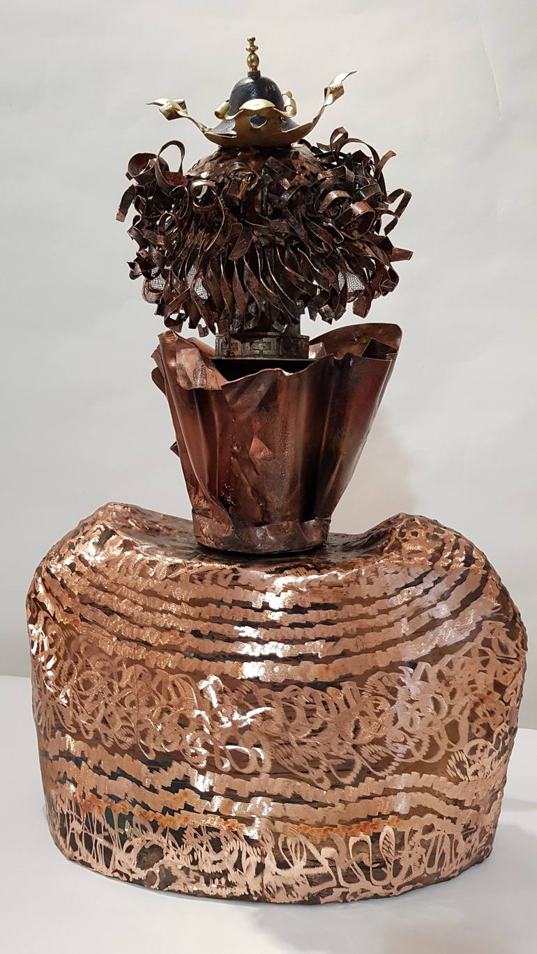 Original Figurative Women Sculpture by Iris Vargas