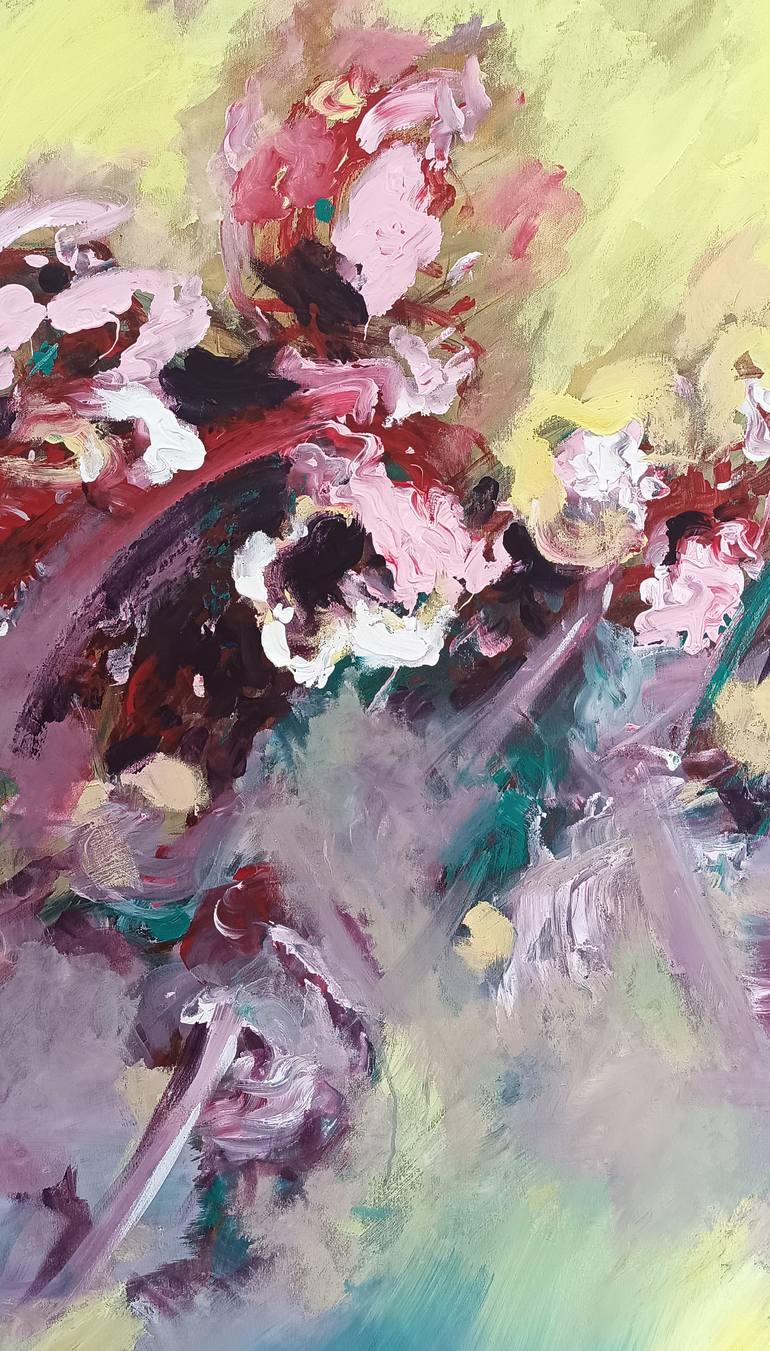 Original Abstract Expressionism Abstract Painting by Nemanja VučKović