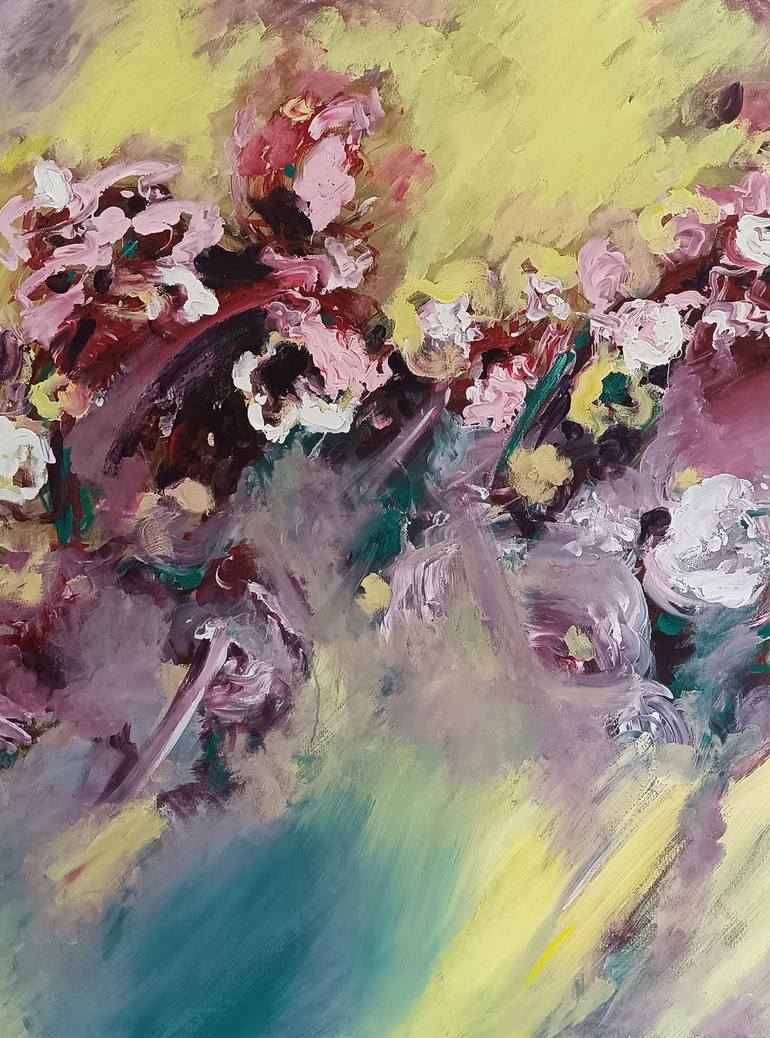 Original Abstract Expressionism Abstract Painting by Nemanja VučKović