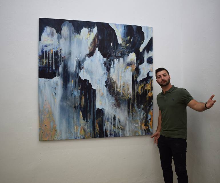 Original Abstract Expressionism Abstract Painting by Nemanja Vučković