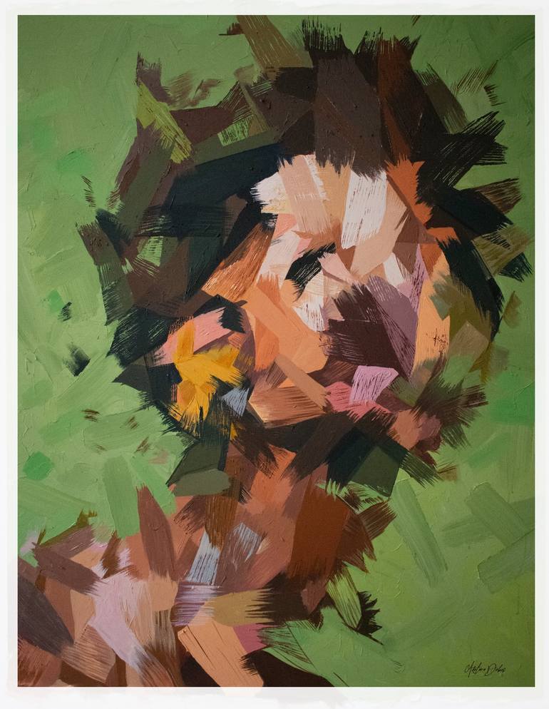Original Figurative Abstract Paintings by Debas Adetoro
