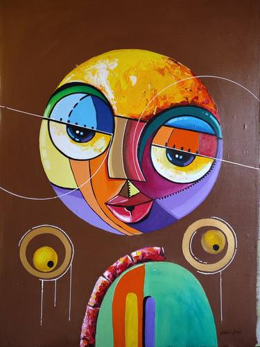 Original Abstract Paintings by Debas Adetoro