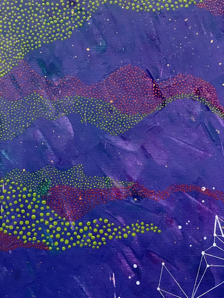 Original Abstract Expressionism Outer Space Painting by Chandhini Chandersekar