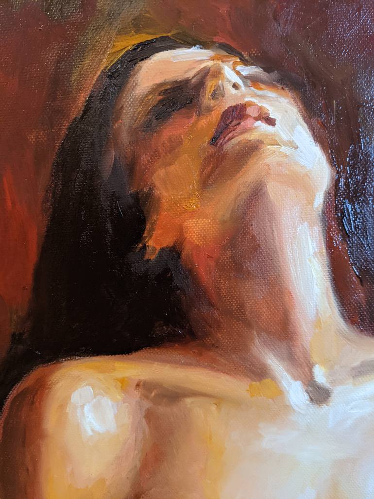 Original Figurative Erotic Painting by Milena Hristova