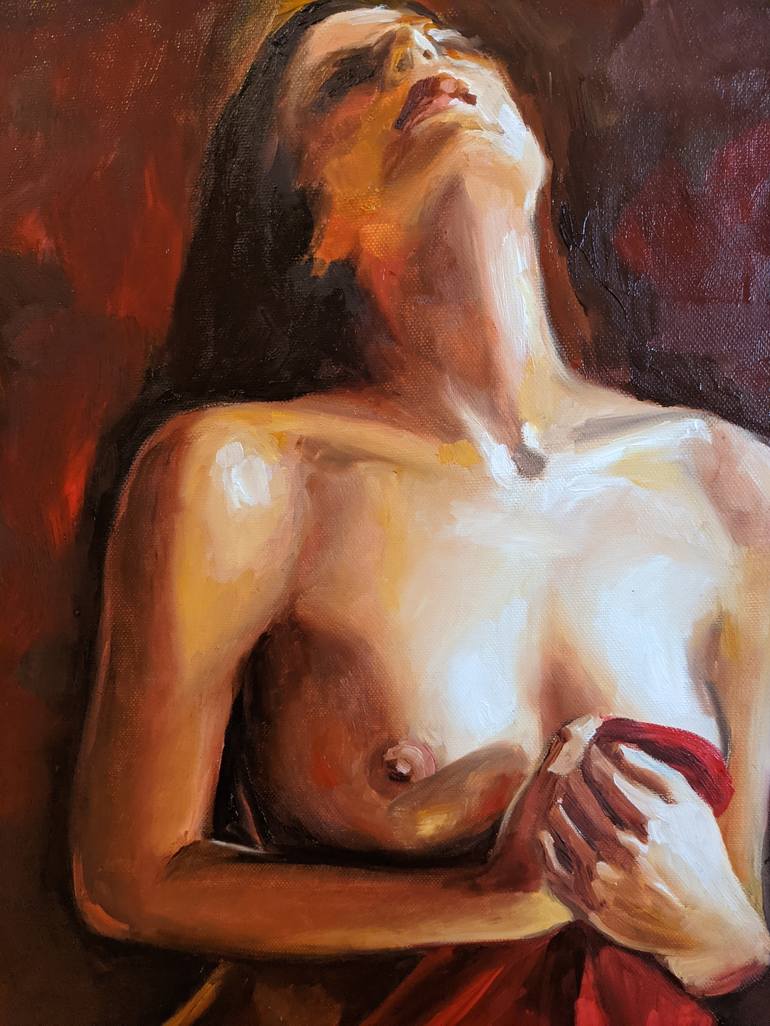 Erotic Woman's Figure Sensual Woman Art Nude Erotic Art Original