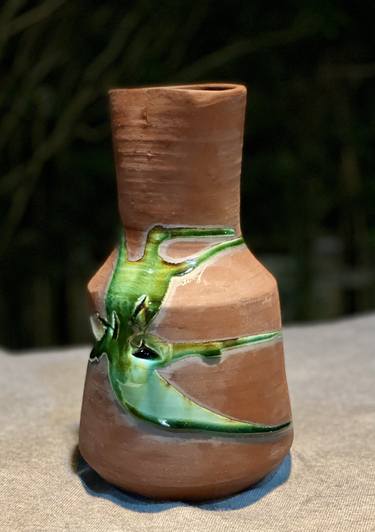 Green Flower Vase thumb