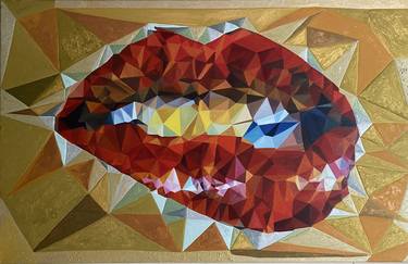 Original Art Deco Abstract Paintings by Thuy Nguyen