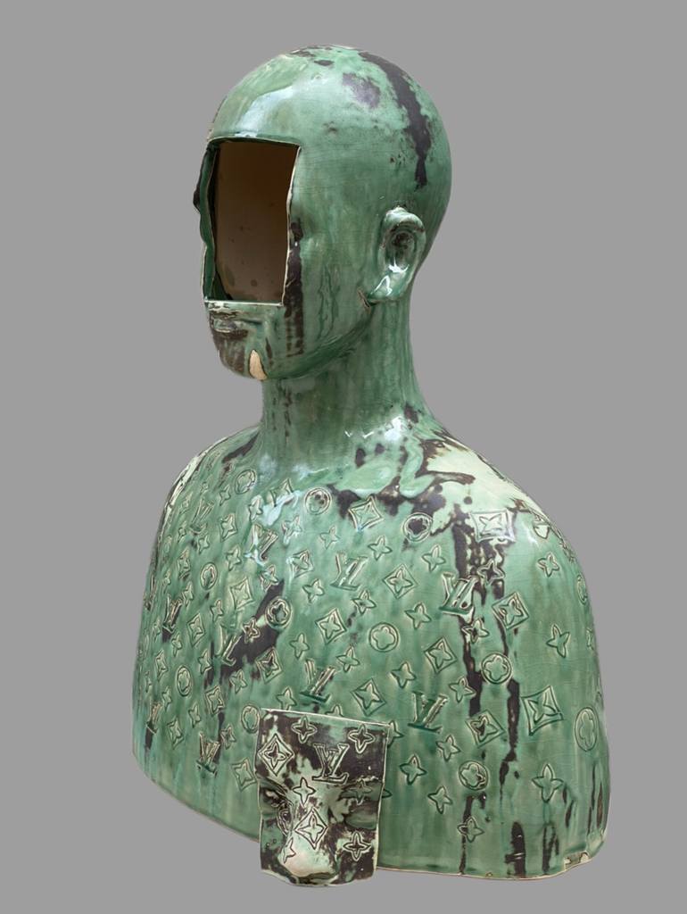 Original Art Deco Body Sculpture by Thuy Nguyen