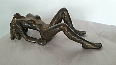 Original Expressionism Erotic Sculpture by Leticia Beatriz Sansores Lopez