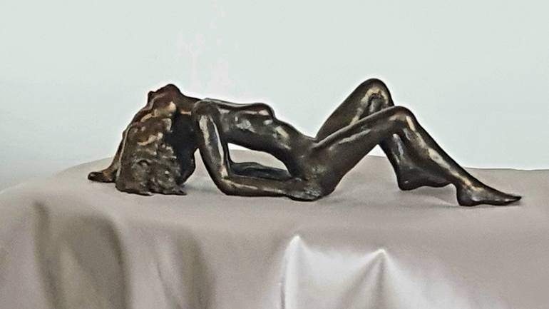 Original Expressionism Erotic Sculpture by Leticia Beatriz Sansores Lopez