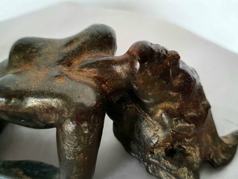 Original Expressionism Erotic Sculpture by Leticia Beatriz Sansores Lopez