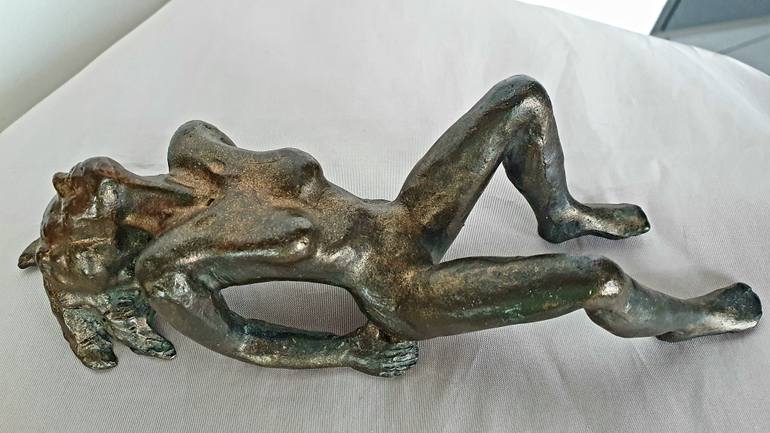Original Expressionism Erotic Sculpture by Leticia Beatriz Sansores Lopez