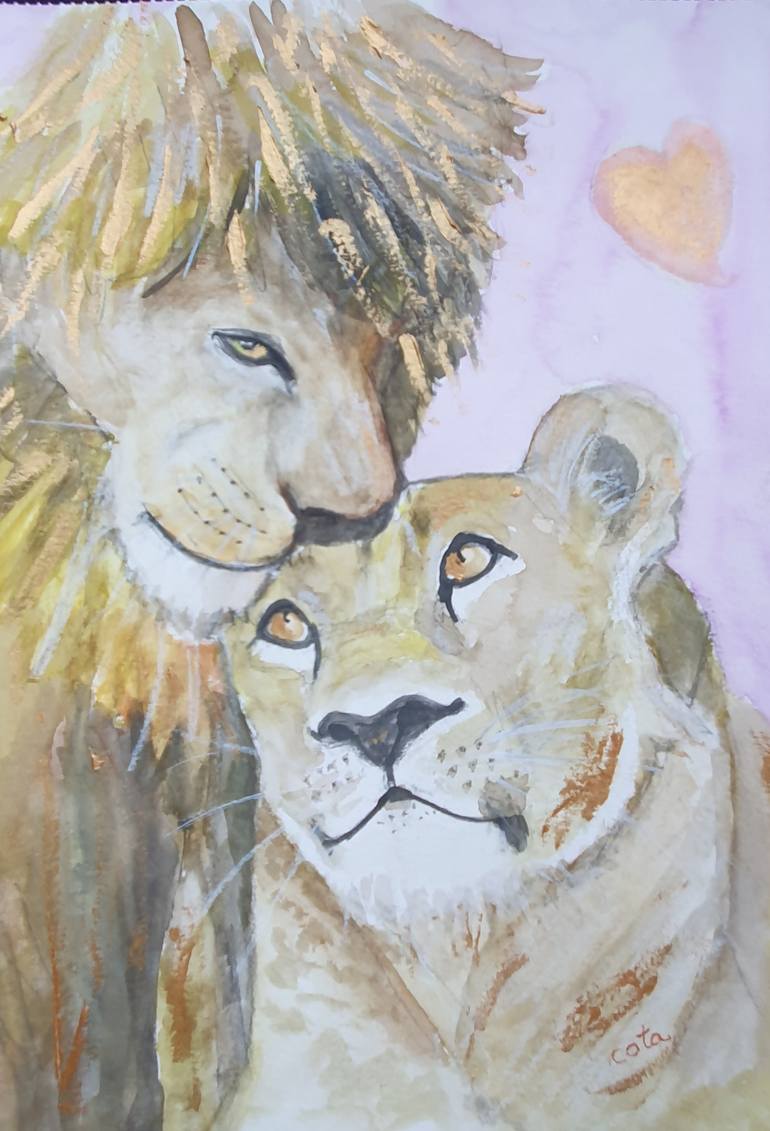 Original Figurative Animal Drawing by Leticia Beatriz Sansores Lopez