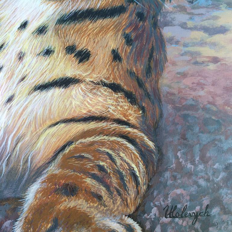 Original Figurative Animal Painting by Ulyana Holevych