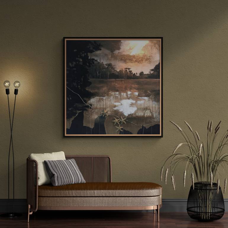 Original Expressionism Landscape Painting by Narbero Christian Bernard