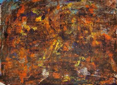 Original Abstract Expressionism Abstract Painting by Mohamed Elzohiry