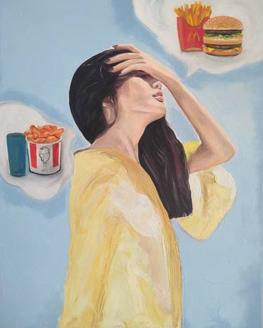 Print of Food & Drink Paintings by Lina Petrosyan
