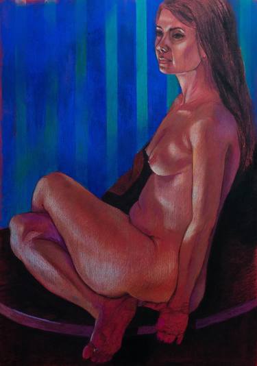 Original Figurative Nude Painting by Noelia Ponce