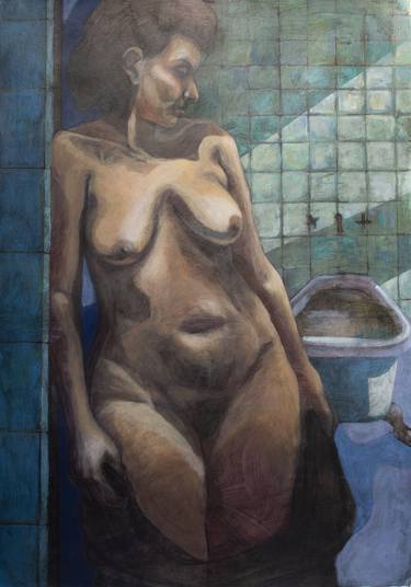 Print of Nude Paintings by Noelia Ponce