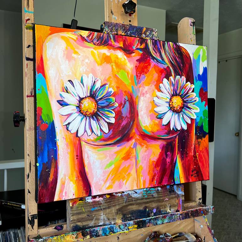 Original Contemporary Body Painting by Nate Michaels