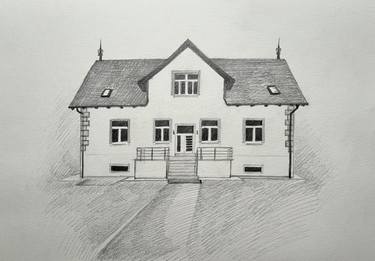 Original Classicism Architecture Drawing by Ivan Klymenko